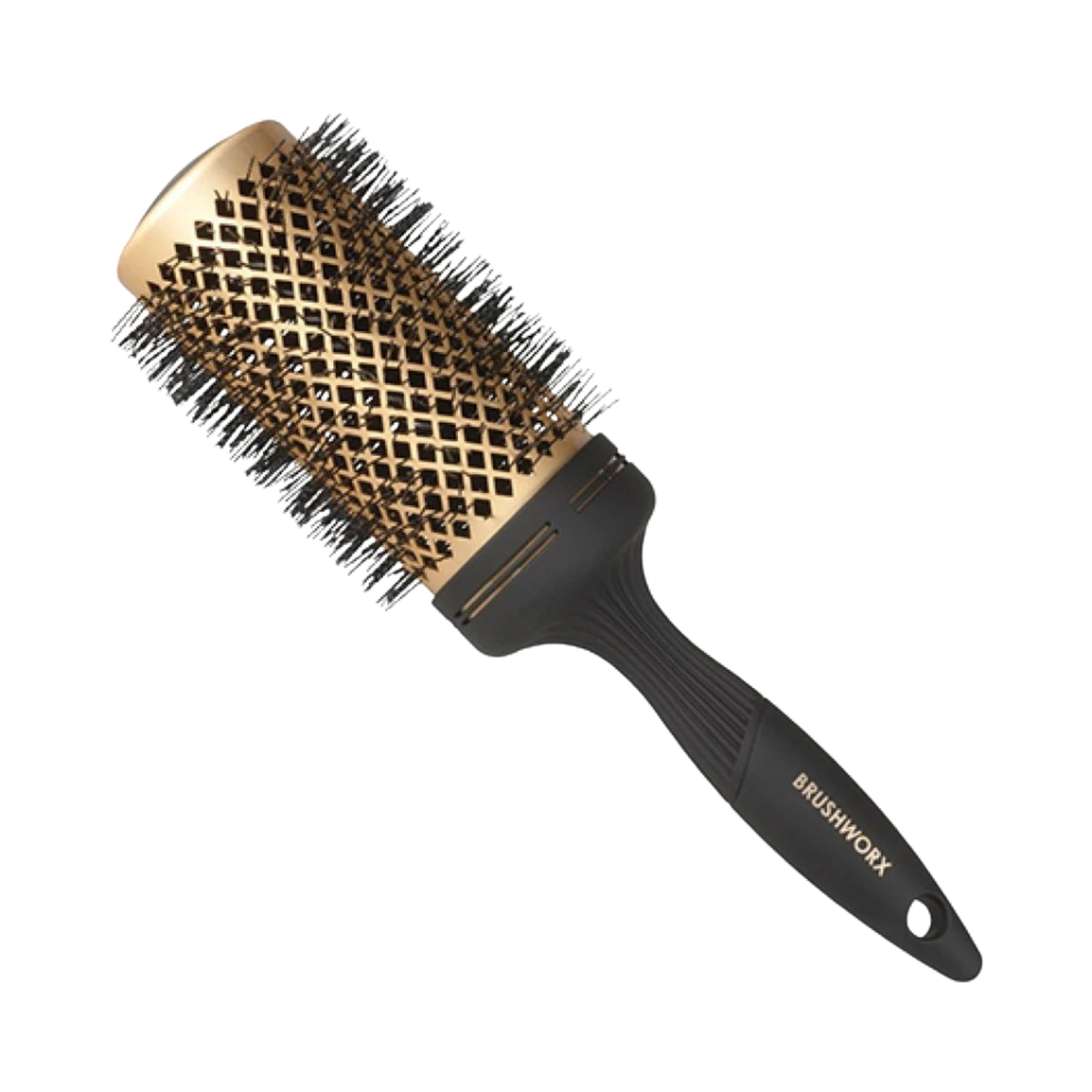 Brushworx Gold Ceramic Hot Tube Hair Brush – Extra Large 53mm
