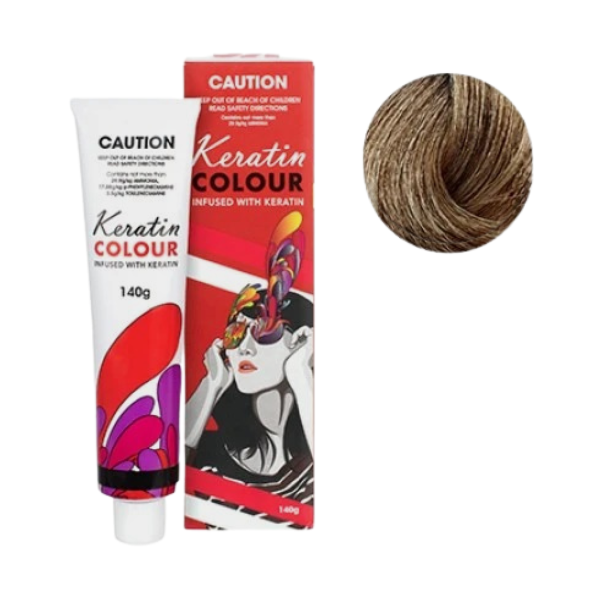 Keratin Colour 8.2 Light Violet Blond 140g