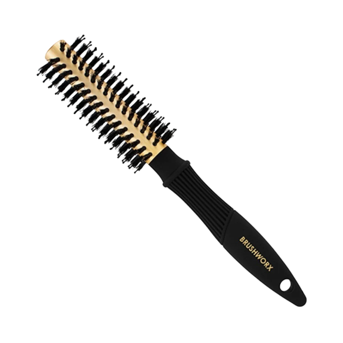 Brushworx Gold Porcupine Bristle Ceramic Barrel Brush – Small 45mm