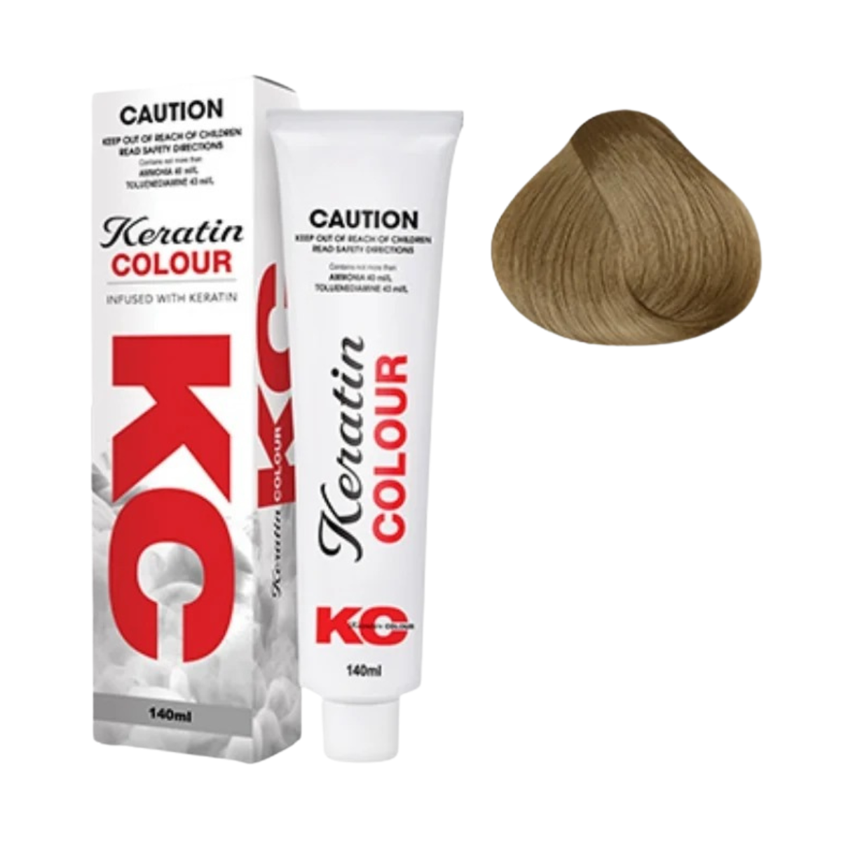 Keratin Colour 8.3 Light Golden Brown 140g