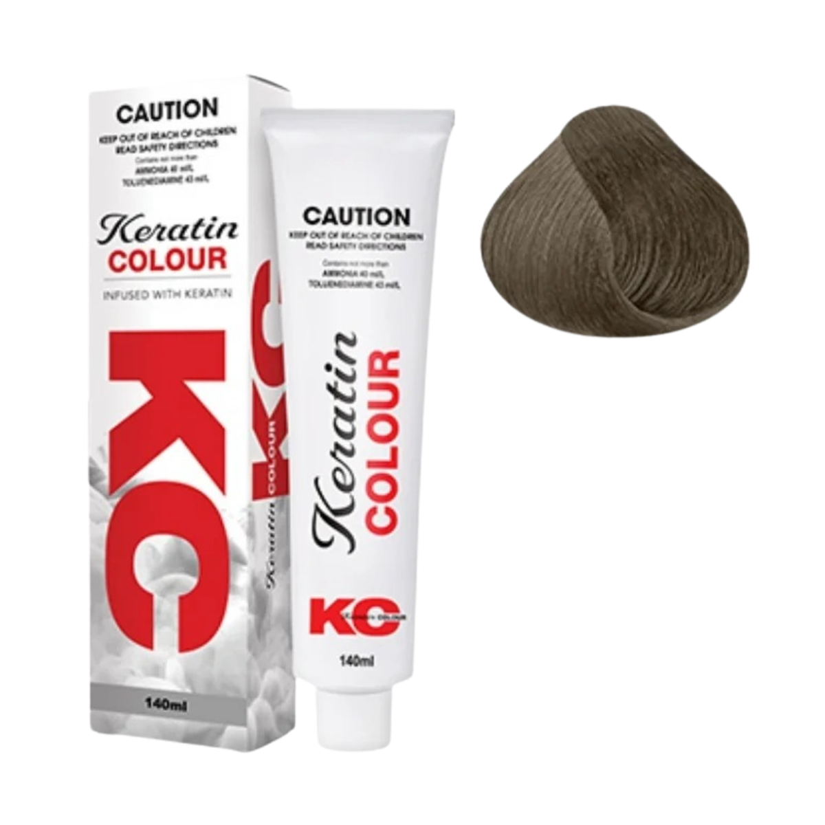 Keratin Colour 9.1 Very Light Ash Blonde 140g