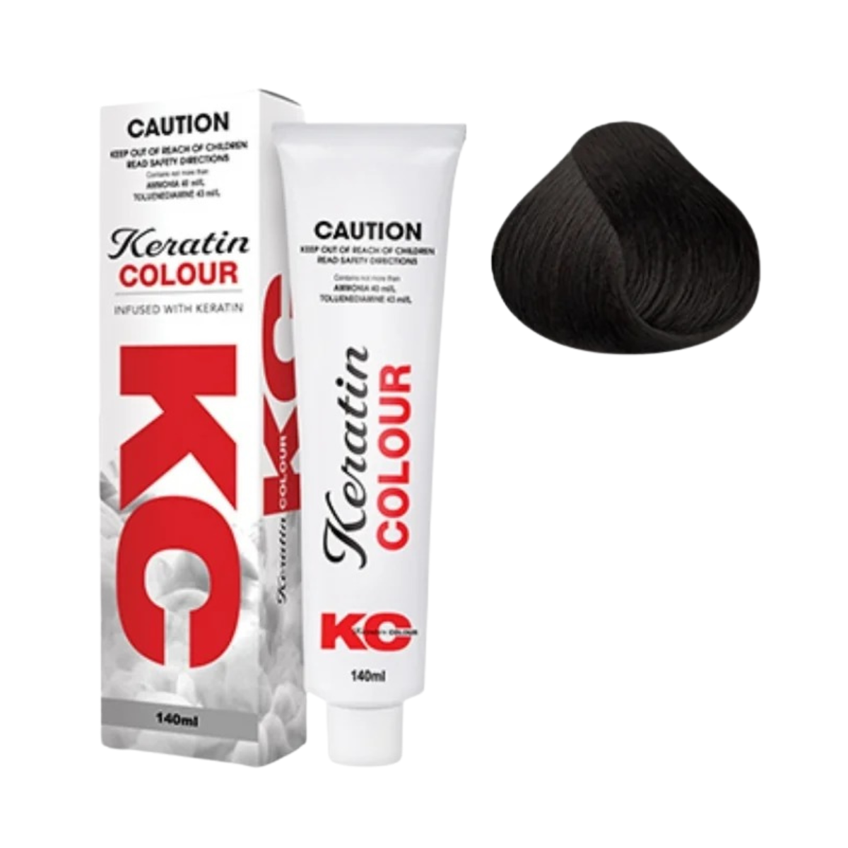 Keratin Colour 5.1 Light Ash Brown 140g