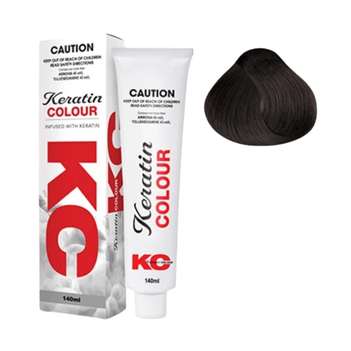 Keratin Colour 5/0N Light Brown Extreme 140g