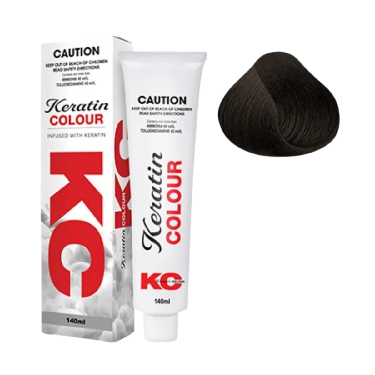 Keratin Colour 4 Brown 140g