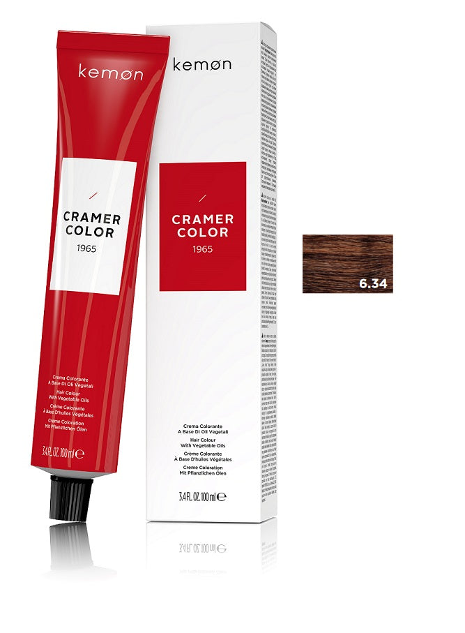 Kemon Cramer Color 6.34 Dark Golden Copper Blonde 100ml