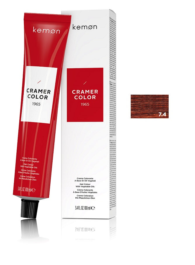 Kemon Cramer Color 7.4 Copper Blonde 100ml