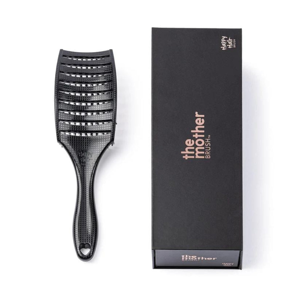 Happy Hair Brush Mother Brush – Black