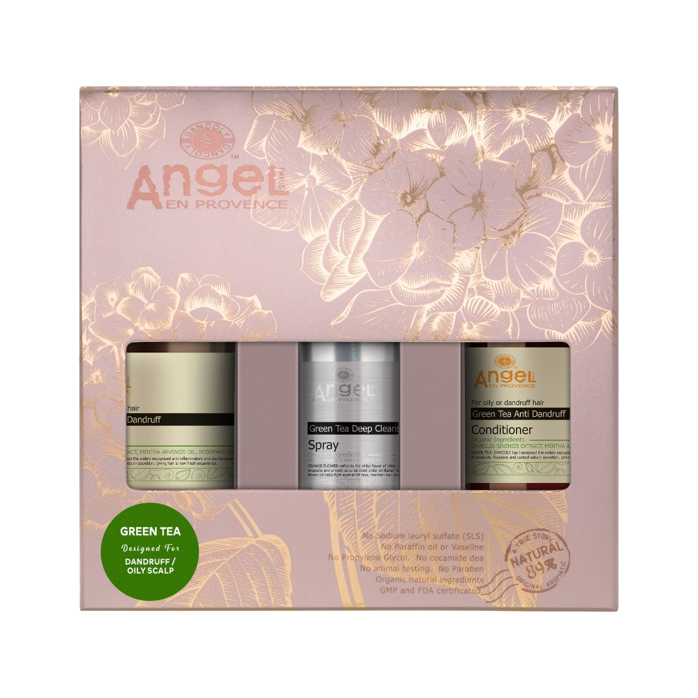 Angel Green Tea Anti-Dandruff/Spray Trio