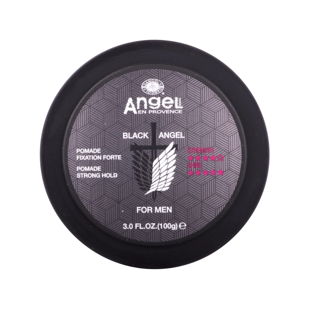 Angel Mens Black Angel Pomade Strong Hold 100g