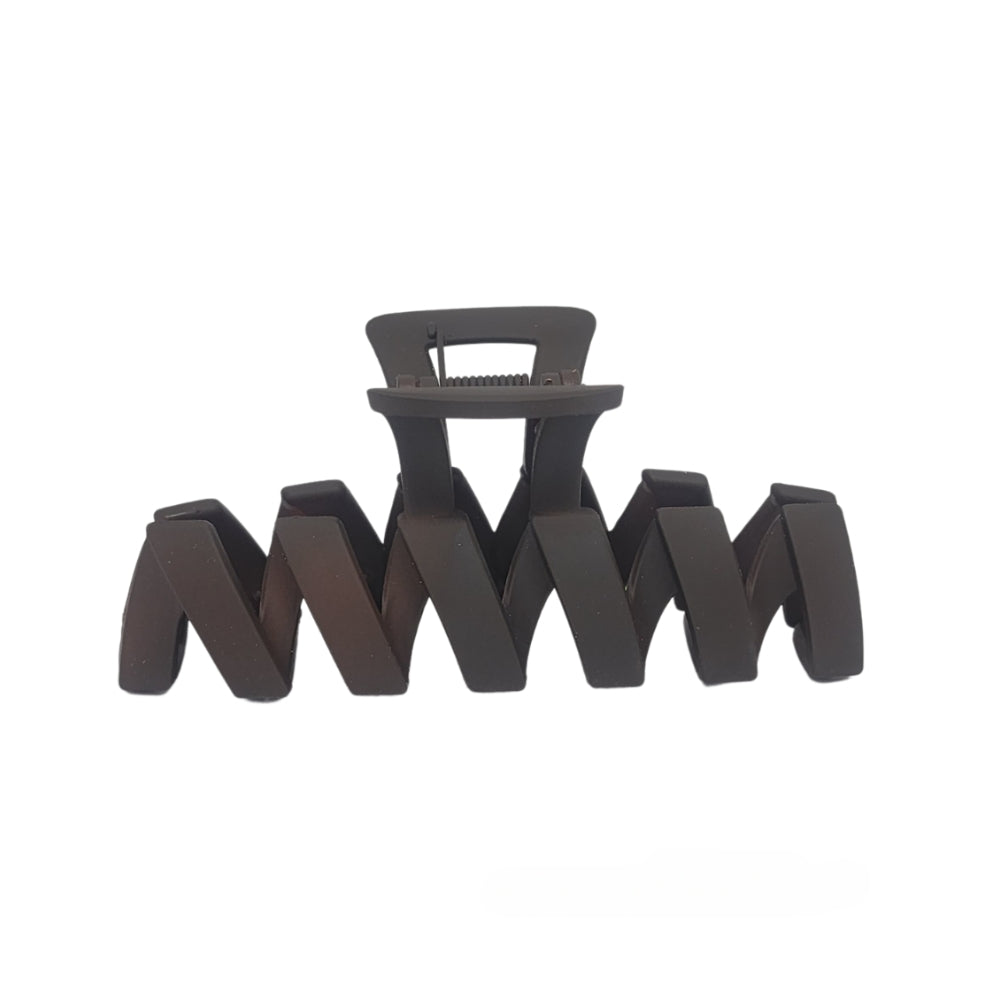 Claw Clip – Geometric Mocha