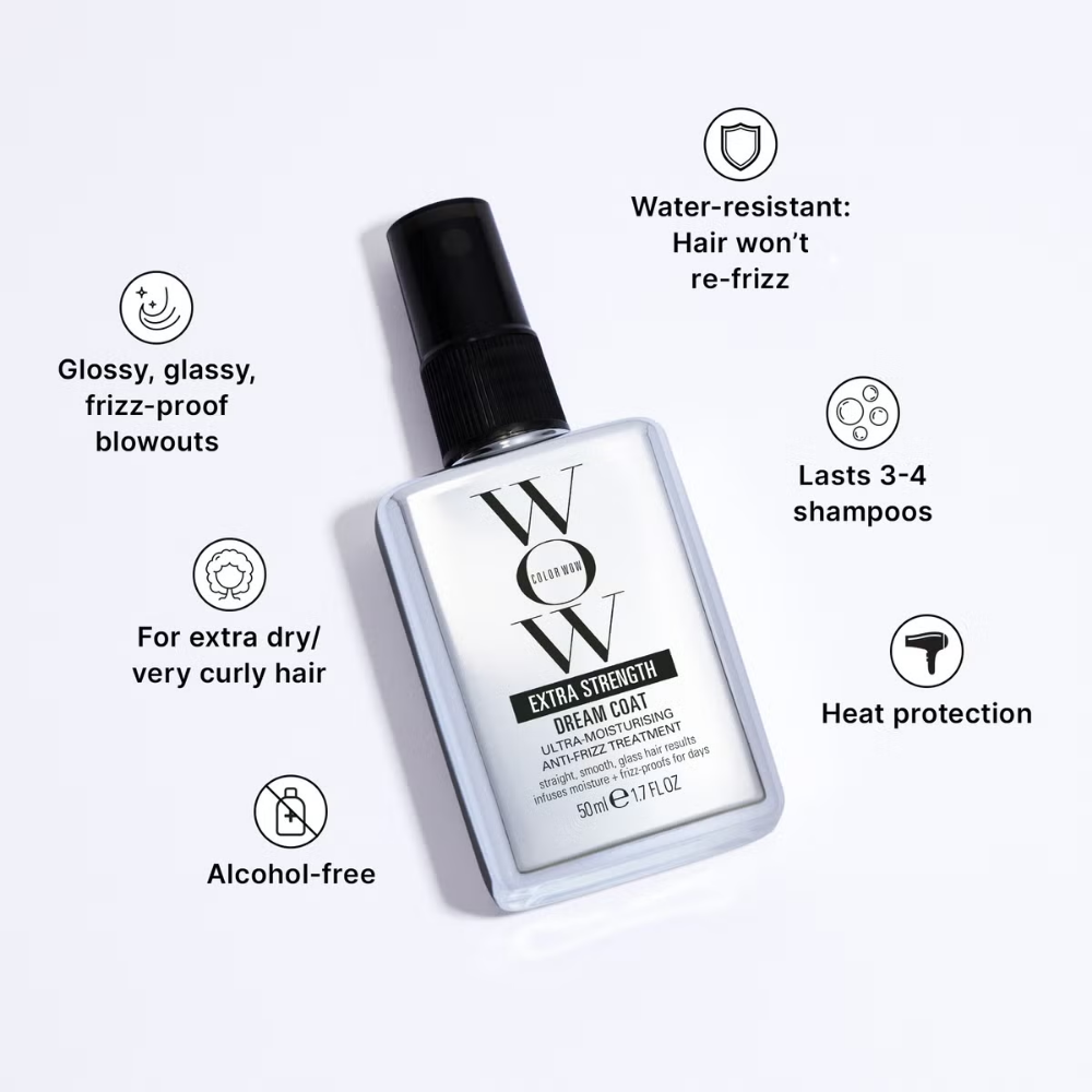 Color Wow Extra Strength Dream Coat Anti-Frizz Spray Travel 50ml