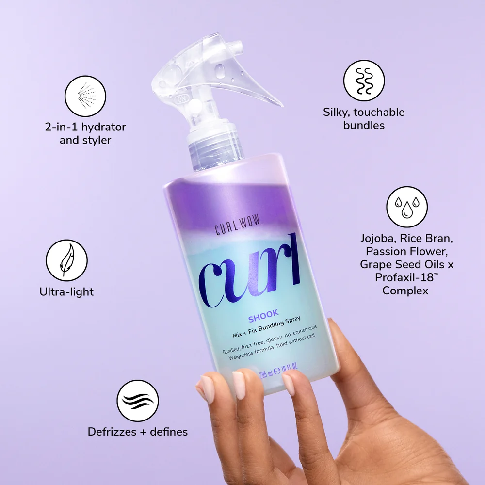 Curl WOW Shook Mix & Fix Bundling Spray 295ml