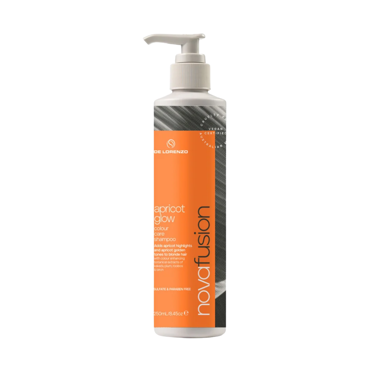 De Lorenzo Nova Fusion Apricot Glow Shampoo 250ml