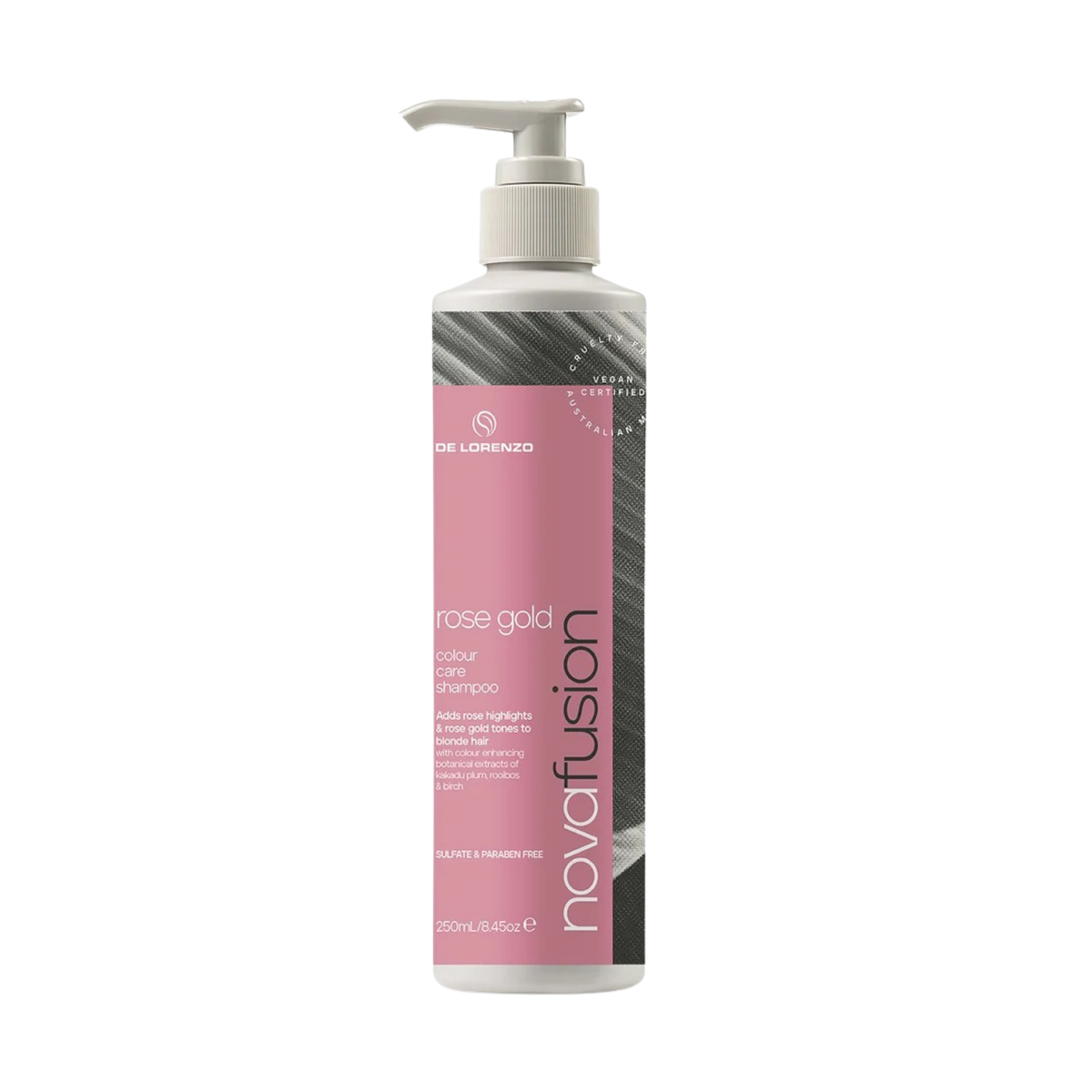 De Lorenzo Nova Fusion Rose Gold Shampoo 250ml