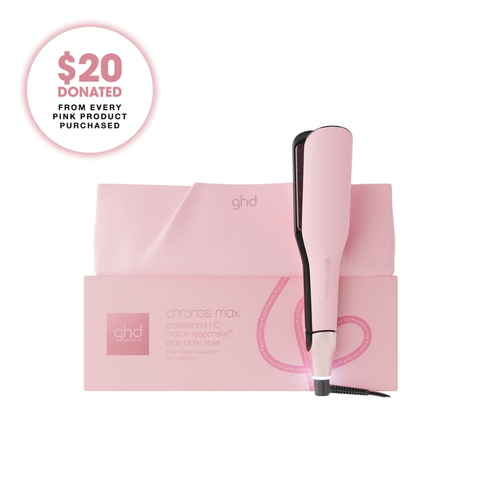 Ghd Chronos Max Hair Straightener in Dusted Pink