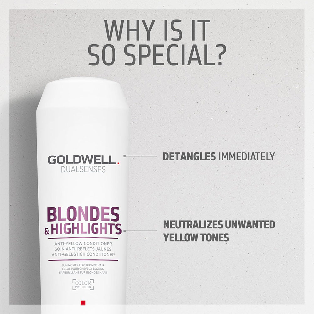 Goldwell Blonde & Highlights Anti-Yellow Conditioner 300ml