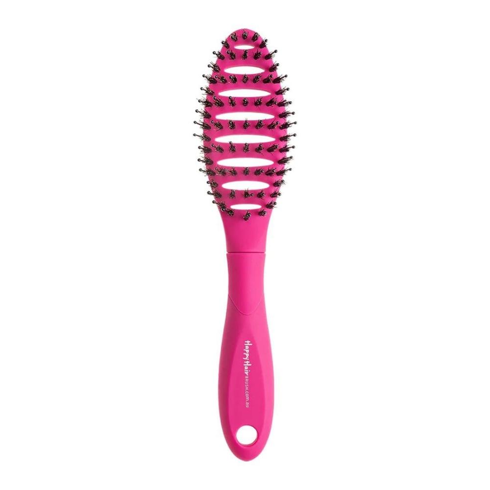Happy Hair Brush Mini – Fuchsia