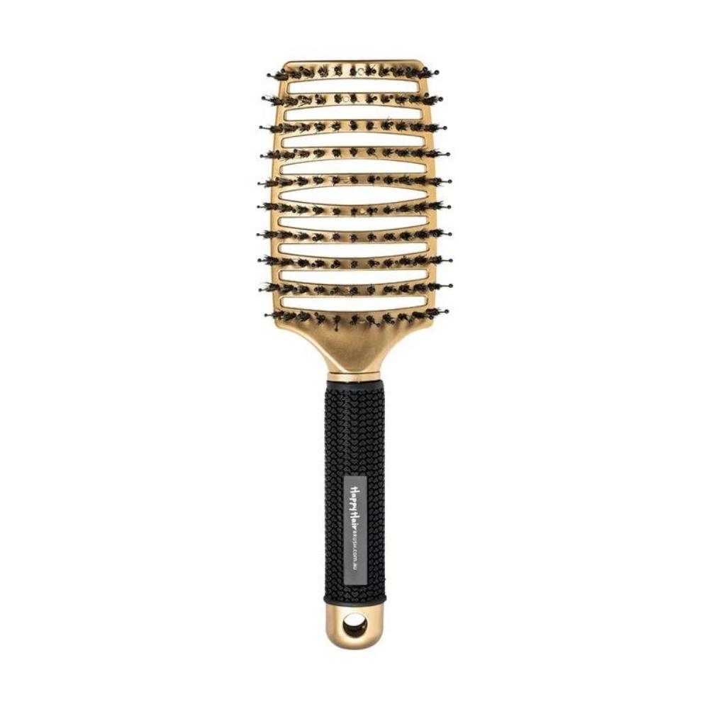 Happy Hair Brush Original Paddle – Gold