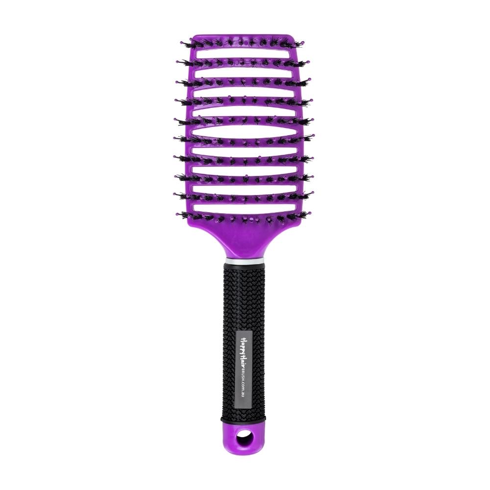 Happy Hair Brush Original Paddle – Purple