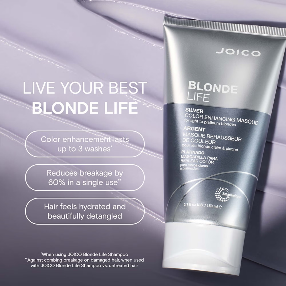 Joico Blonde Life Color Enhancing Masque Silver 150ml