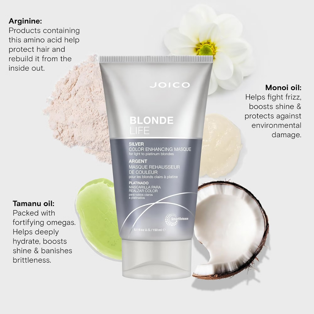 Joico Blonde Life Color Enhancing Masque Silver 150ml