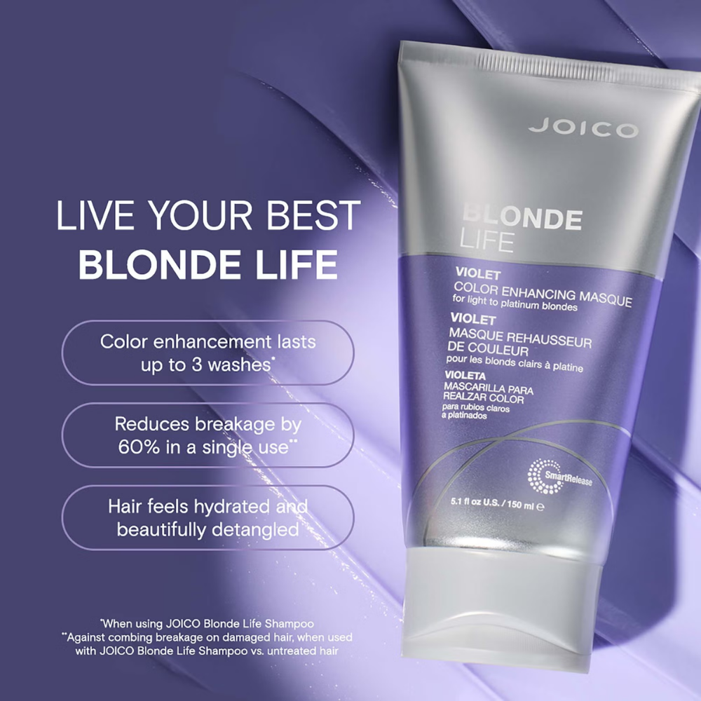 Joico Blonde Life Color Enhancing Masque Violet 150ml