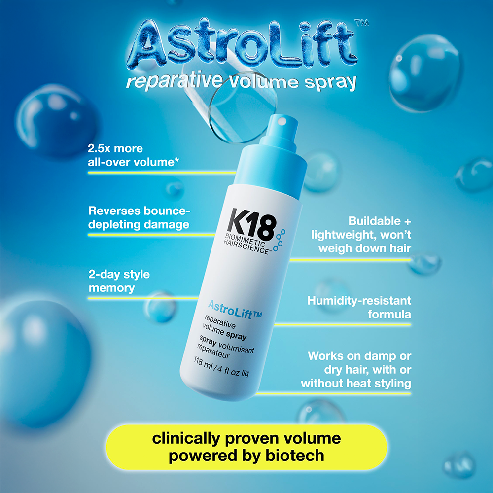 K18 AstroLift Reparative Volume Spray 118ml