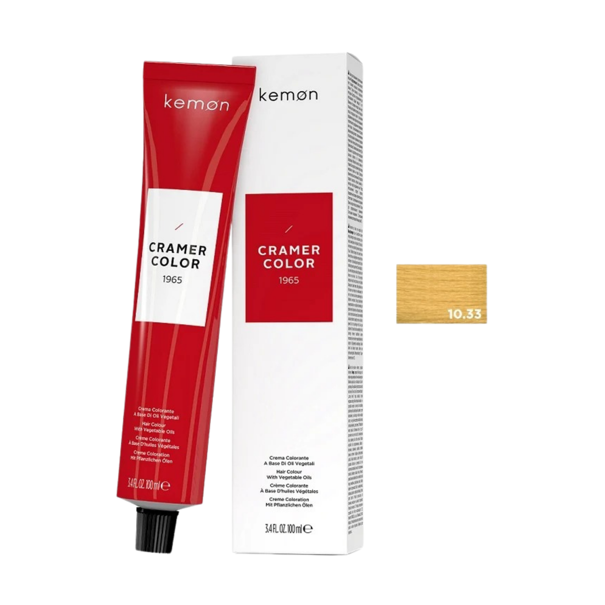Kemon Cramer Color 10.33 Deep Platinum Gold 100ml