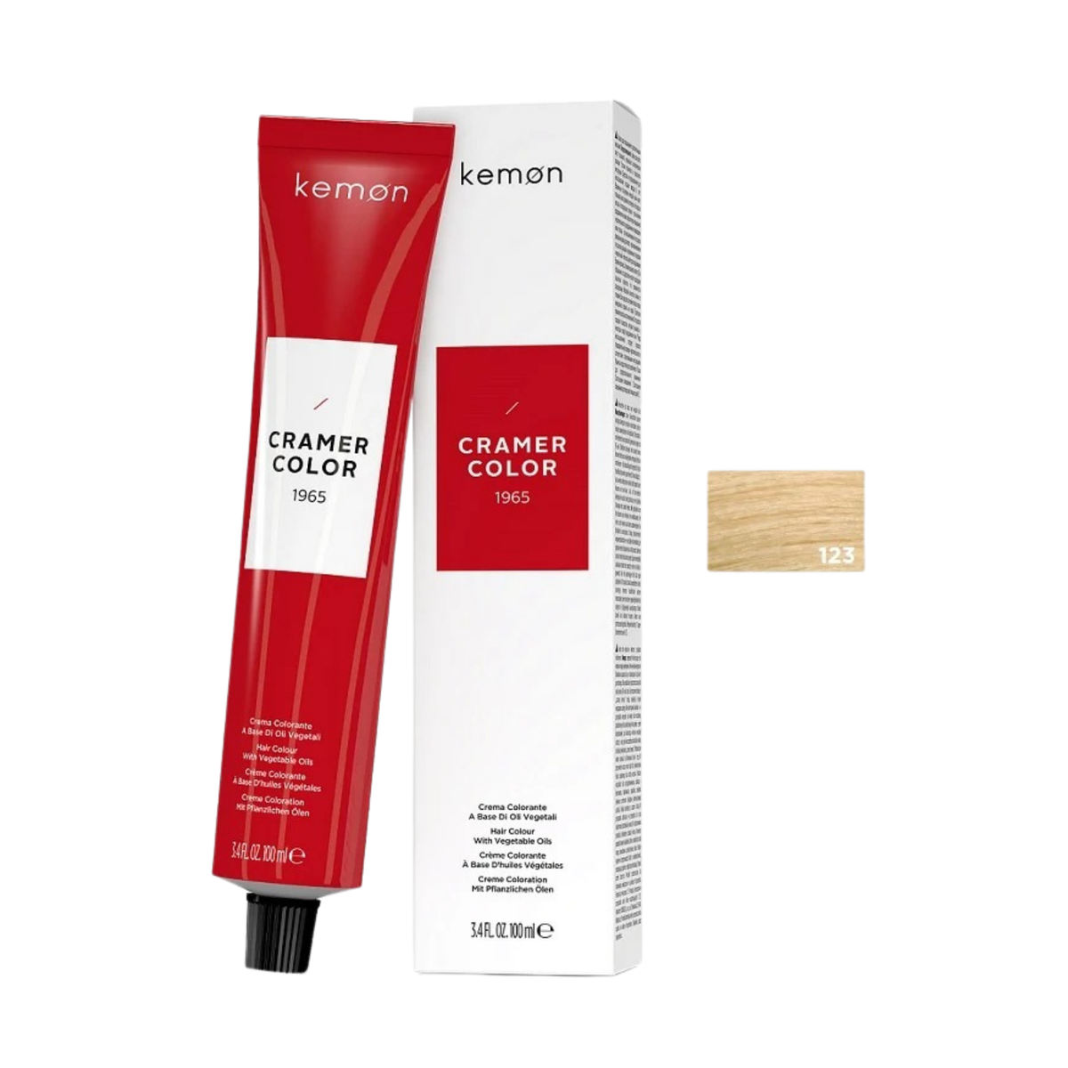 Kemon Cramer Color 123 Super Lightener Beige Gold 100ml