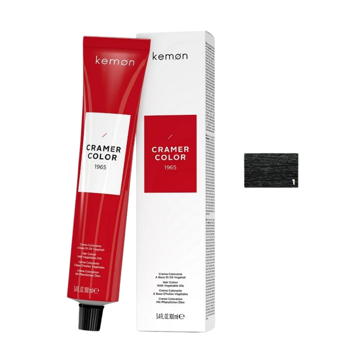 Kemon Cramer Color 1N Black 100ml