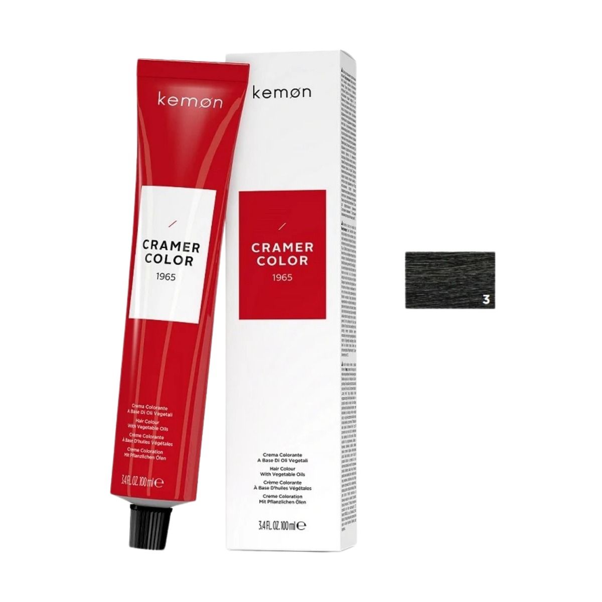 Kemon Cramer Color 3 Dark Brown 100ml
