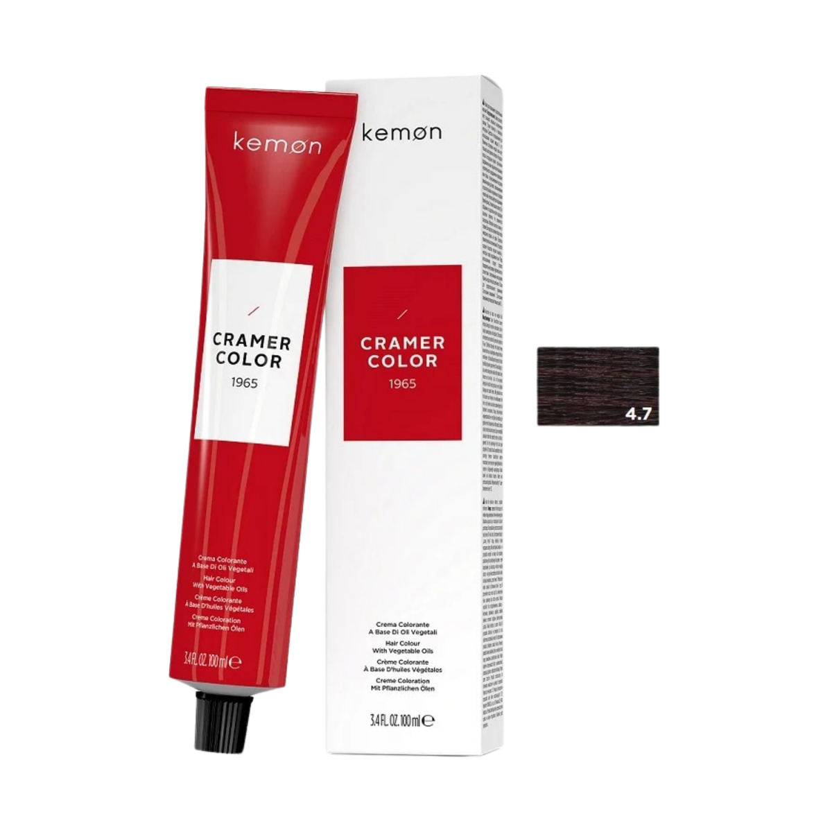 Kemon Cramer Color 4.7 Violet Brown 100ml