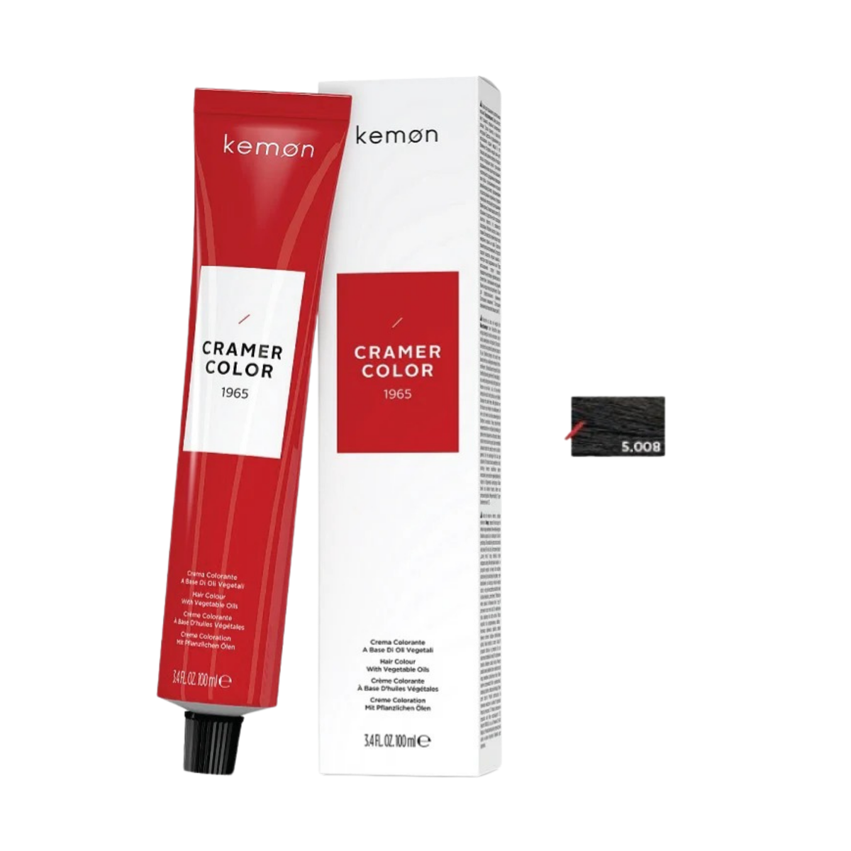 Kemon Cramer Color 5.008 Light Nordic Super Natural Brown 100ml