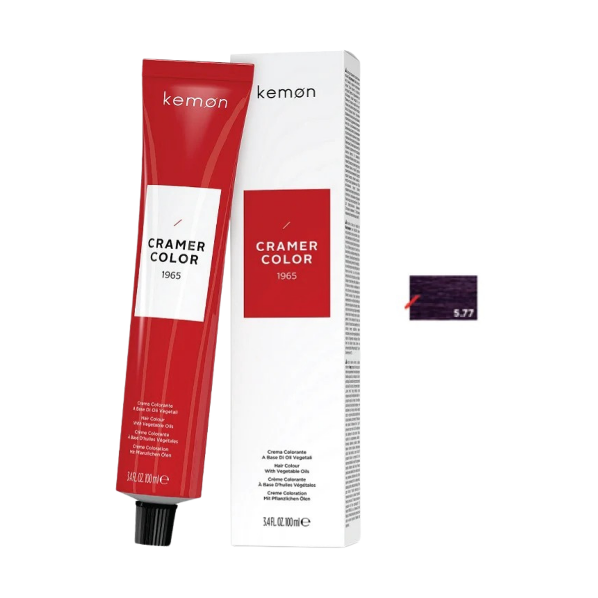 Kemon Cramer Color 5.77 Light Deep Violet Brown 100ml