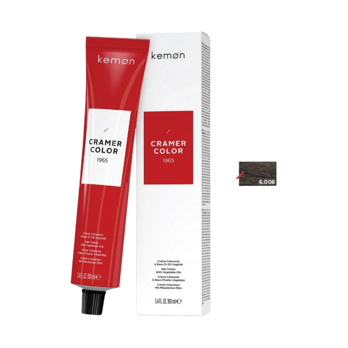 Kemon Cramer Color 6.008 Dark Nordic Super Natural Blonde 100ml