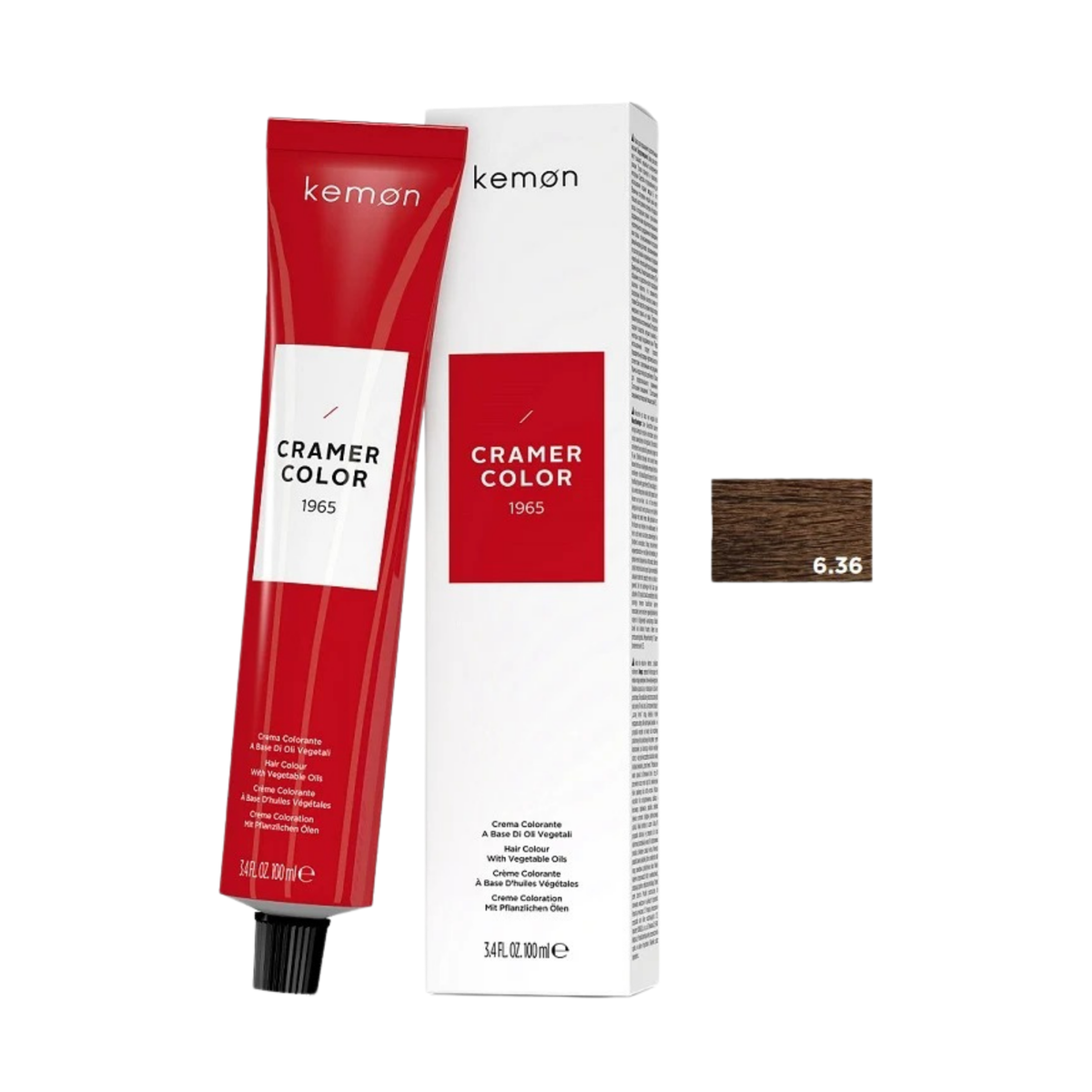 Kemon Cramer Color 6.36 Dark Golden Mahogany Blonde 100ml