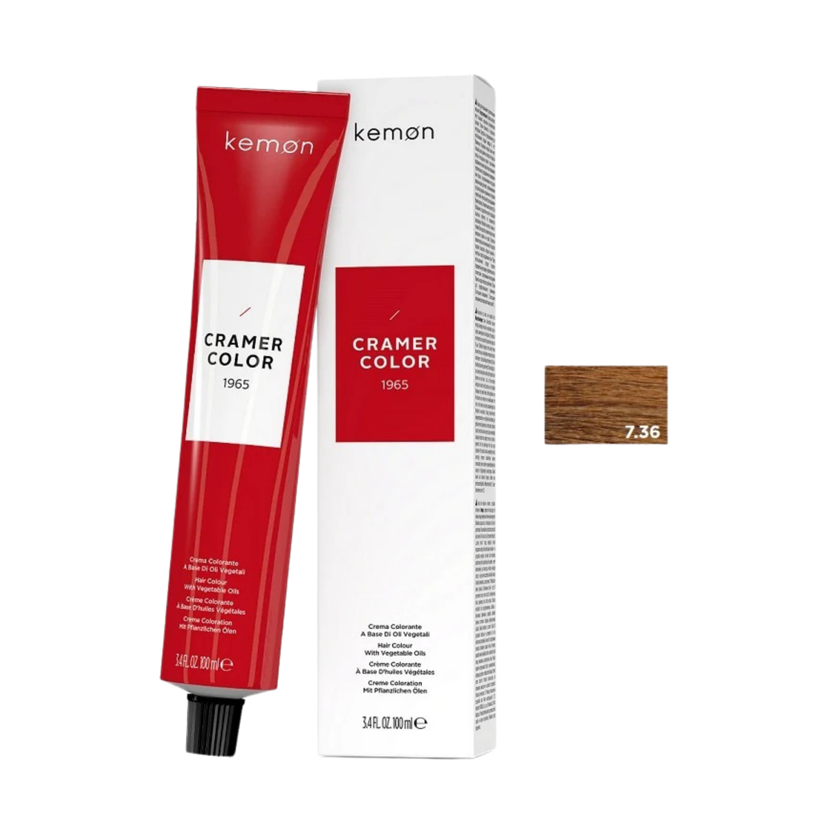 Kemon Cramer Color 7.36 Blonde Tropical 100ml