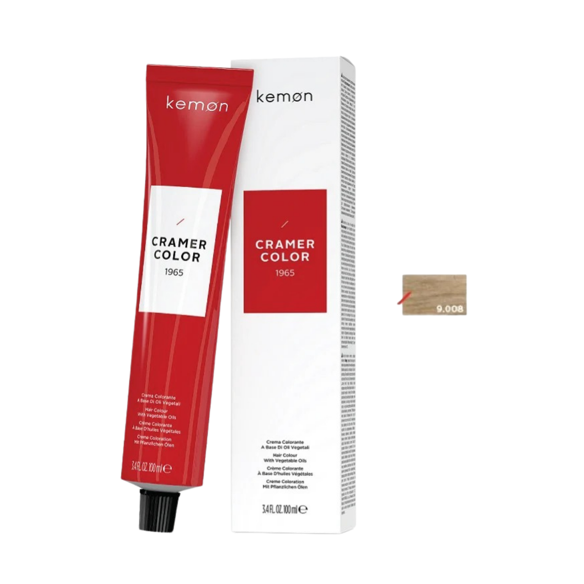 Kemon Cramer Color 9.008 Very Light Nordic Super Natural Blonde 100ml