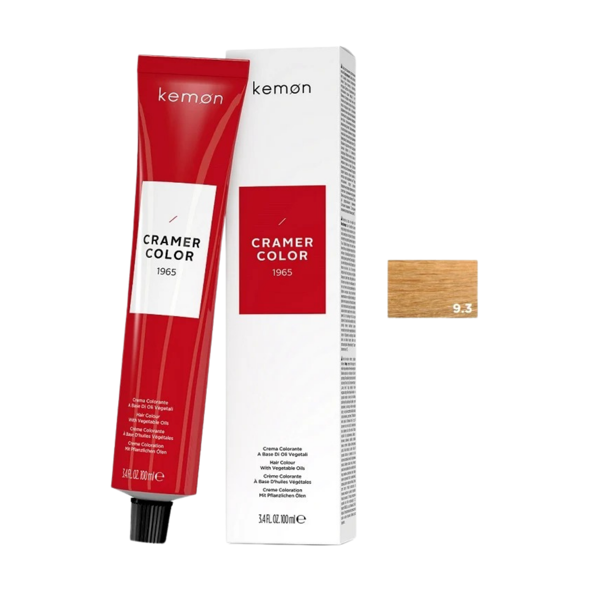 Kemon Cramer Color 9.3 Very Light Golden Blonde 100ml
