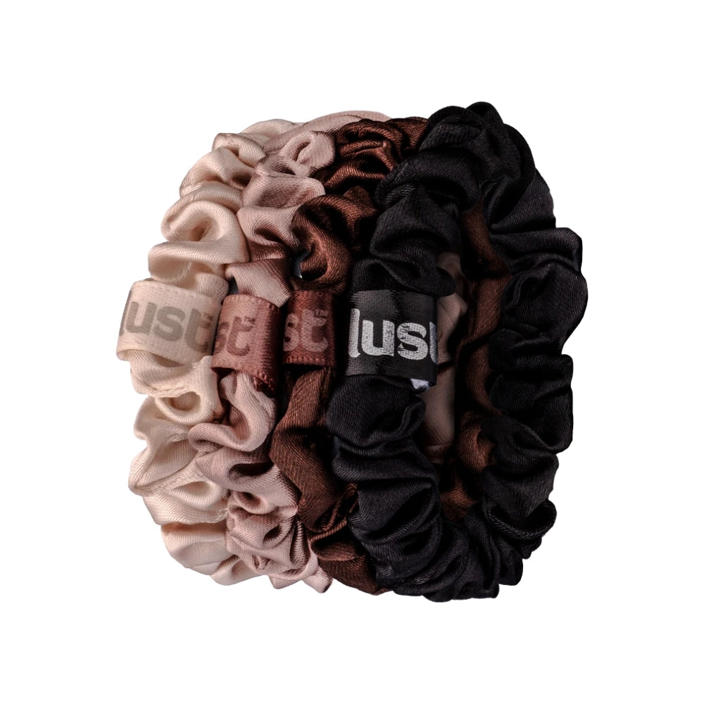 Lust Hair Satin Scrunchies 4pk