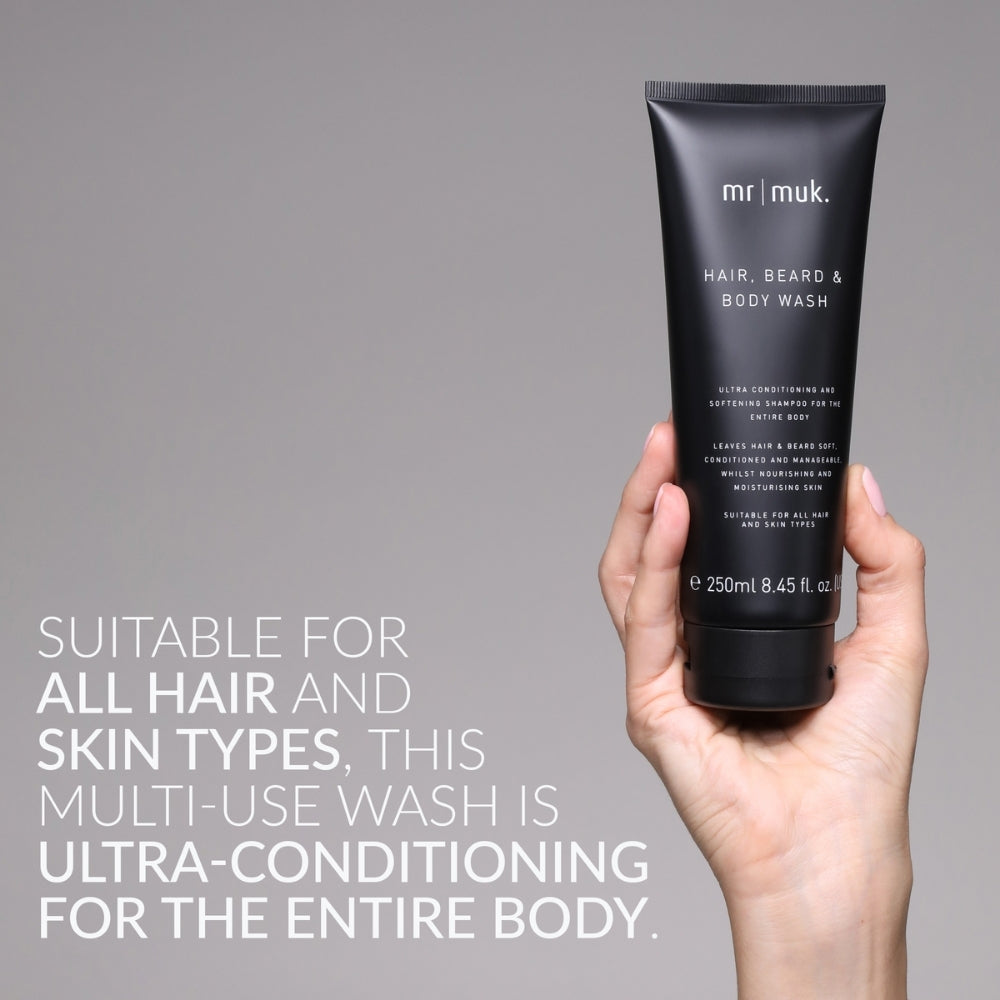Mr Muk Hair, Beard & Body Wash 250ml