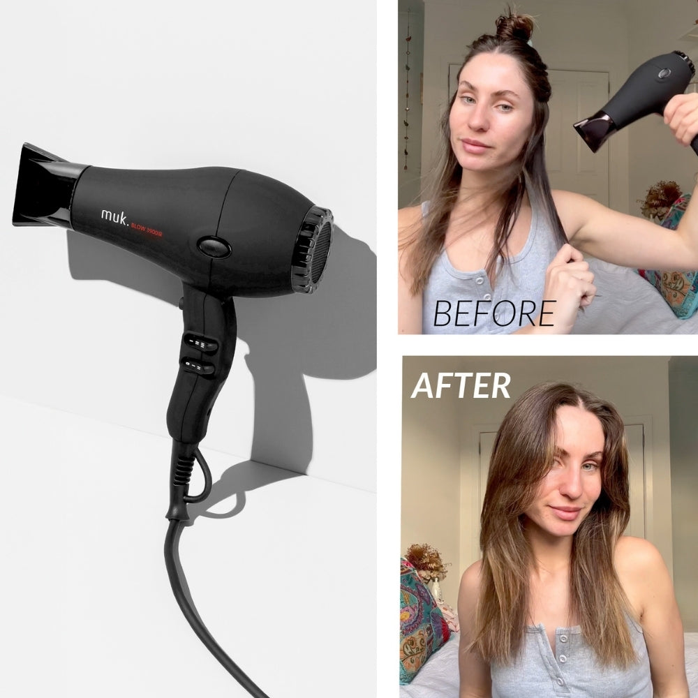 Muk Blow Hair Dryer Matte Black
