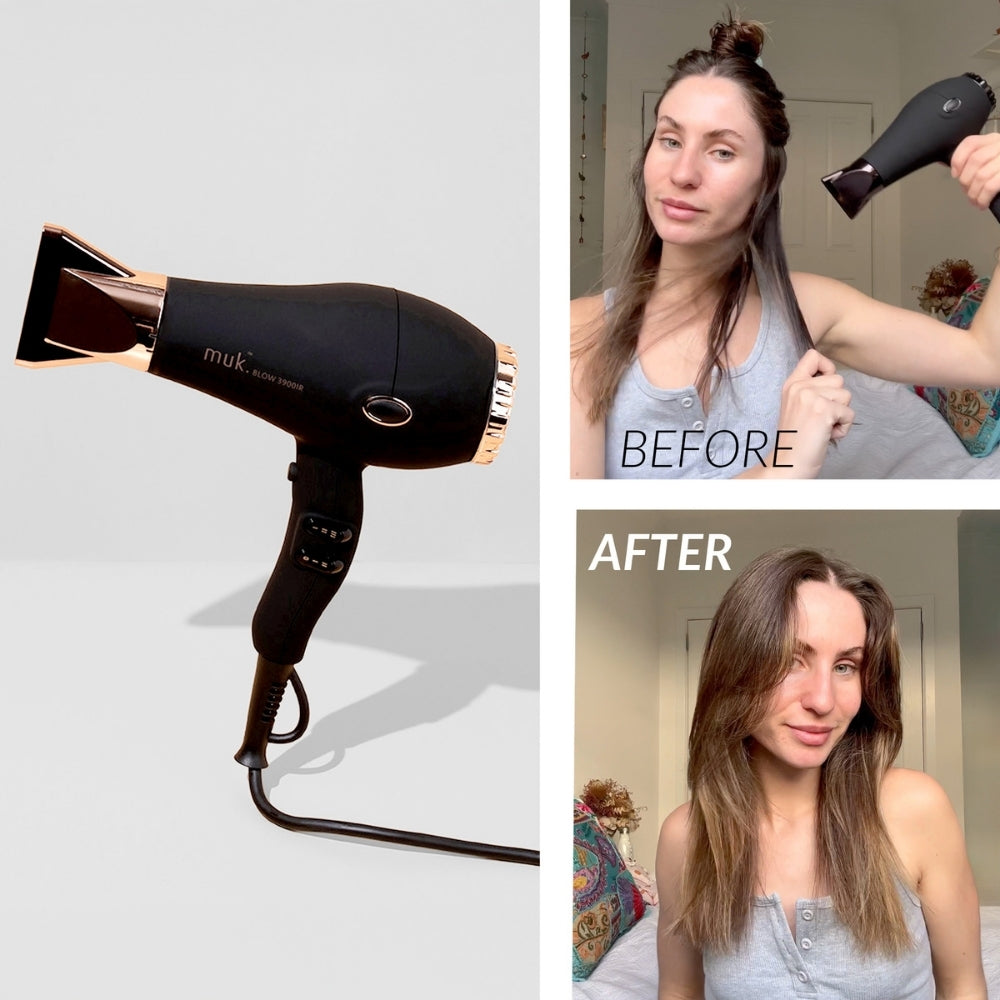 Muk Blow Hair Dryer Rose Gold