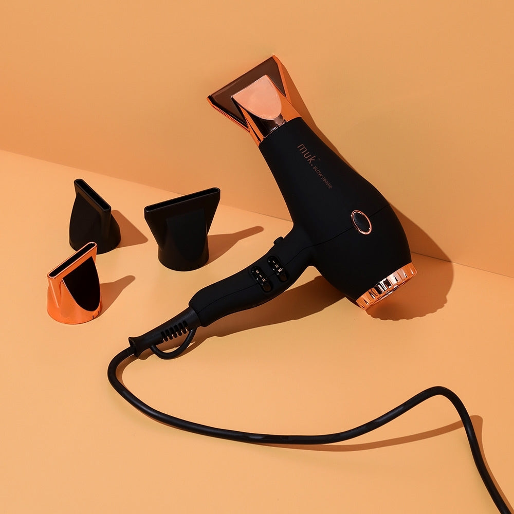 Muk Blow Hair Dryer Rose Gold