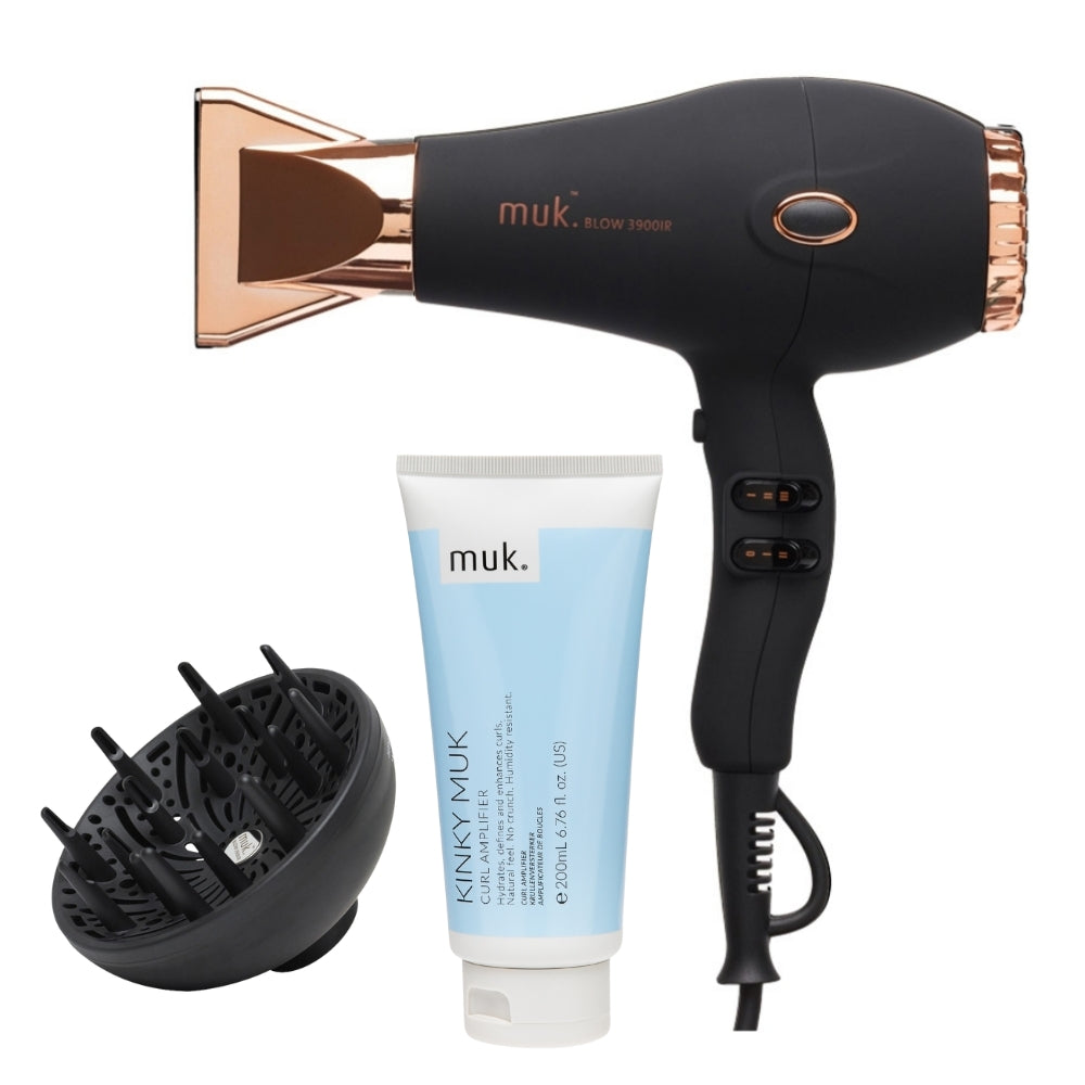 Muk Hair Curl & Diffuse (Blow Hair Dryer) Bundle