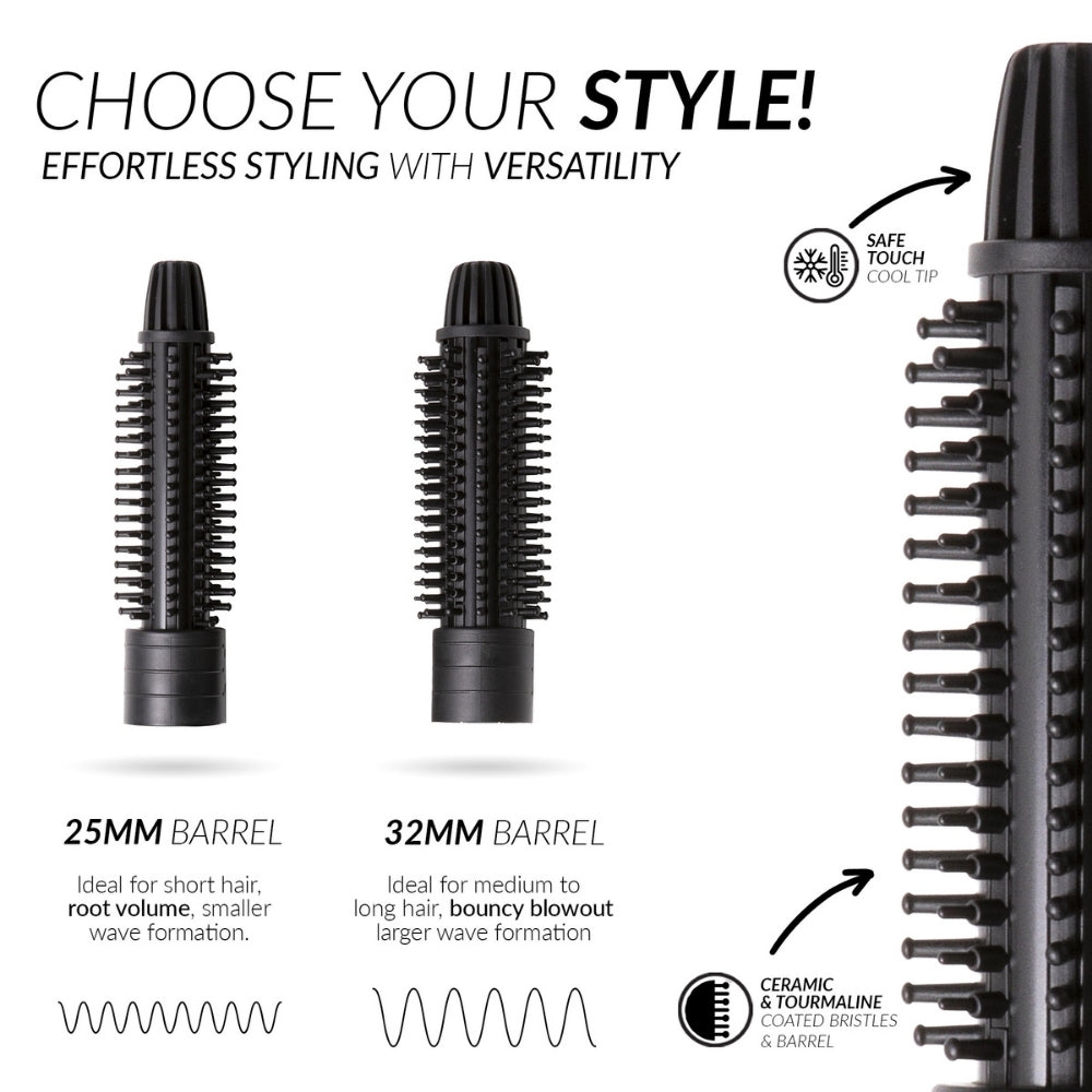 Muk Hot Round Volumising Brush – 2 Barrels