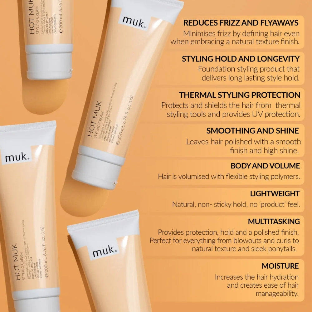 Muk Hot Styling Cream 200ml