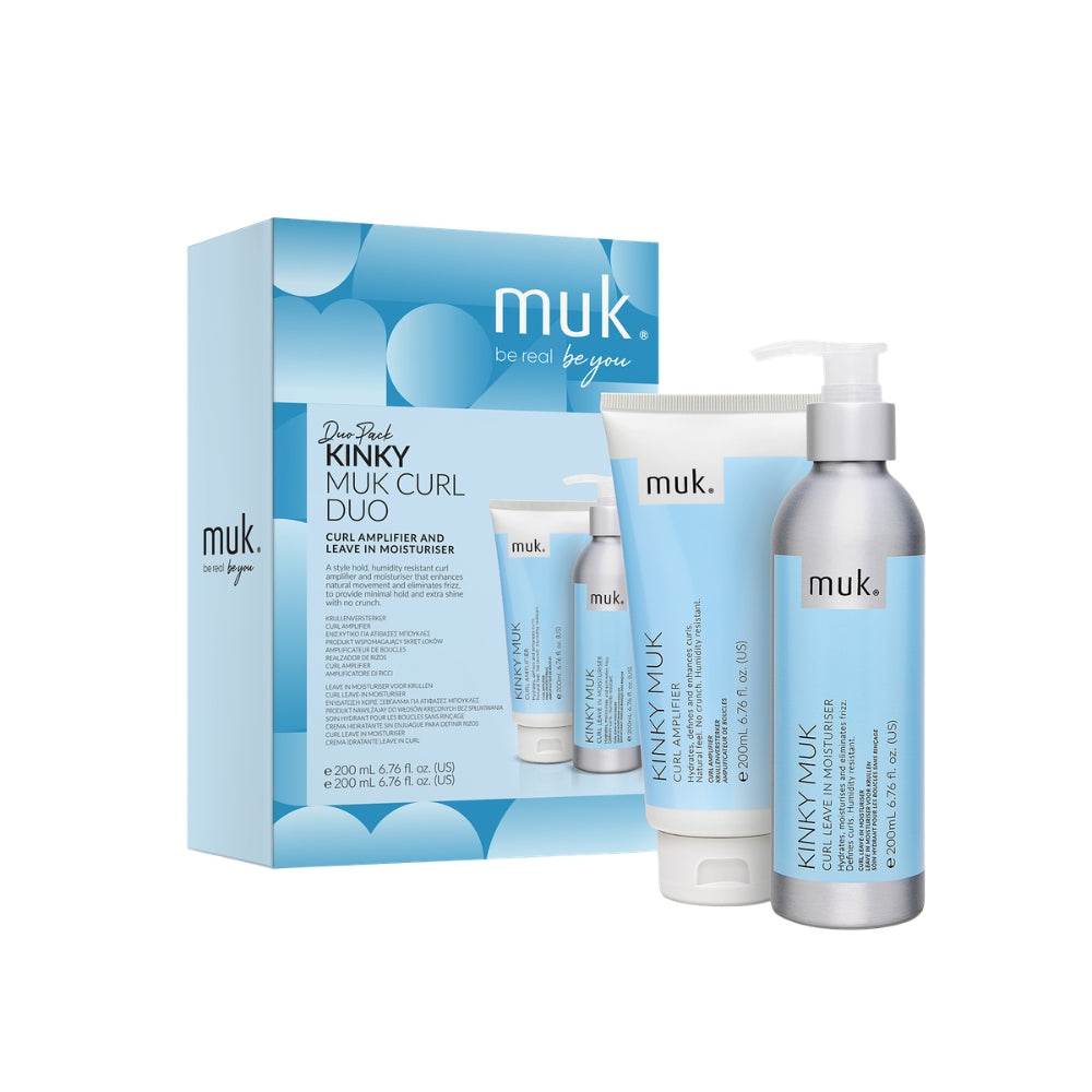 Muk Kinky Curl Duo (Curl Amplifier and Leave in Moisturiser)