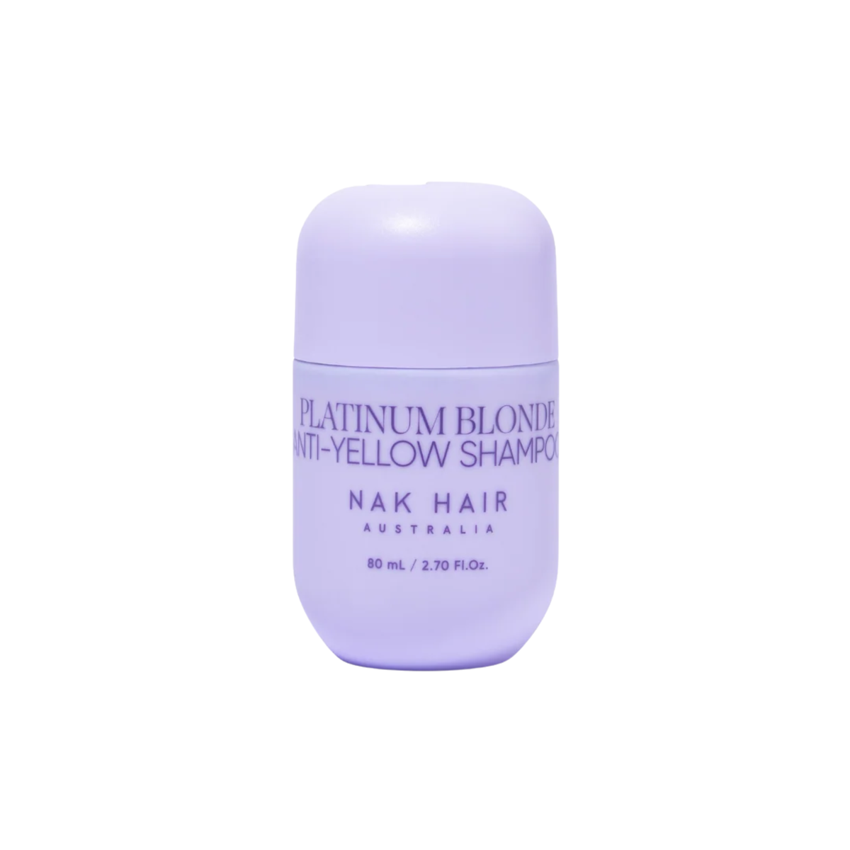 Nak Platinum Blonde Anti-Yellow Shampoo Travel 80ml