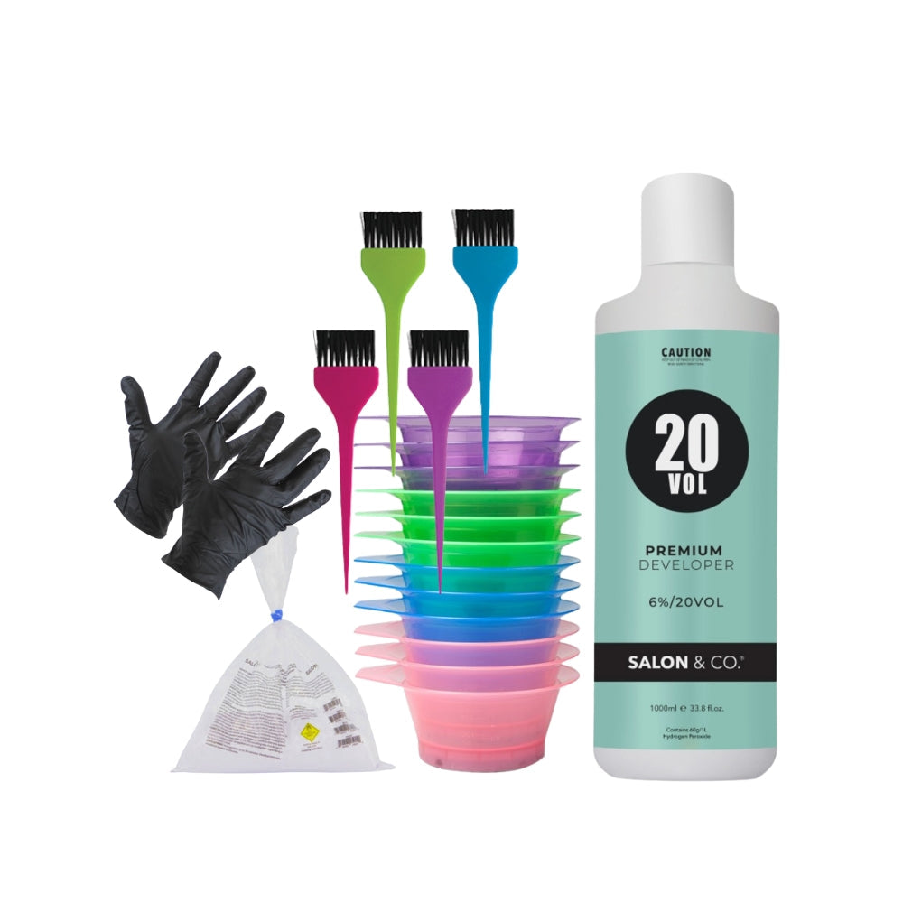 Salon & Co 20Vol (6%) Purple Bleach Kit